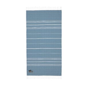 Ask Twice Embroidered Throw Blanket