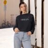 Therapy Is Cool Cropped Fleece Pullover - Image 8