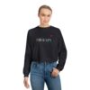 Therapy Is Cool Cropped Fleece Pullover - Image 7